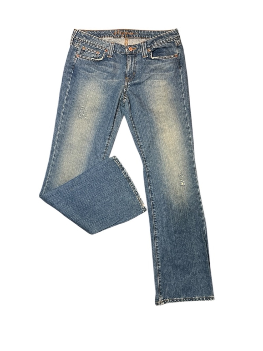 Y2K Hippie Unicorn Embroidered Rare Grunge Jeans - Picture 3 of 10